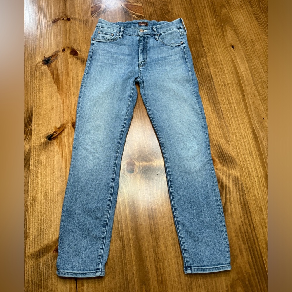 Mother the looker crop size 28 wash a side of rice and beans